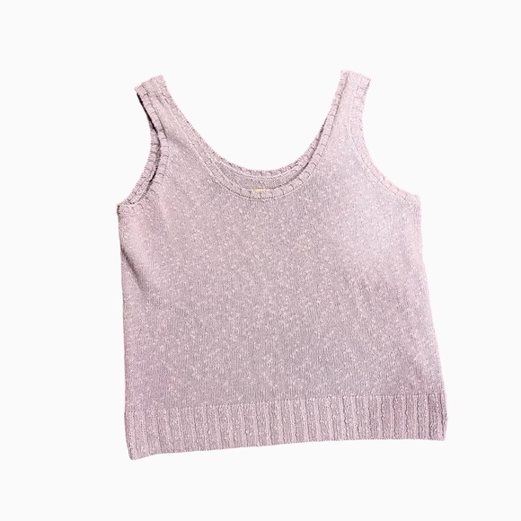 Loft Lavender Knit Tank Top Sweater - Picture 1 of 3